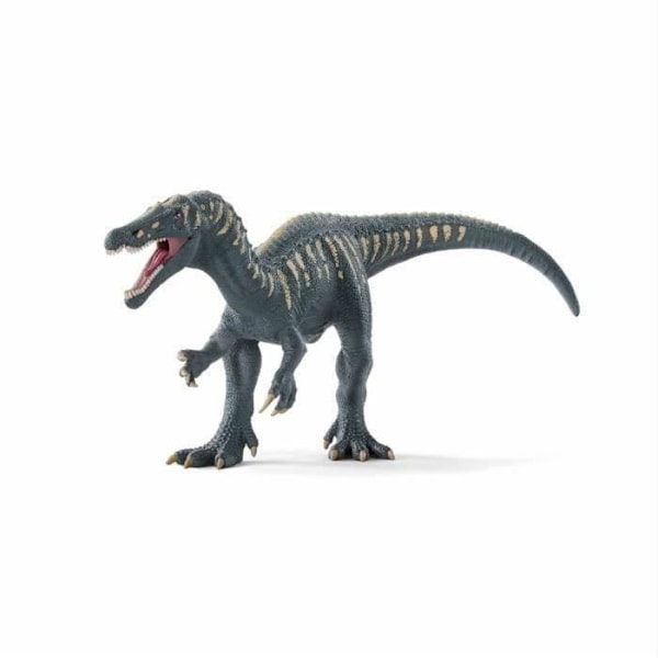 Baryonyx-figuriini, realistisilla yksityiskohdilla ja liikkuvalla leualla, koko 23 cm, Schleich 15022 Dinosaurus, alkaen 4-vuotiaille Flerfärgad