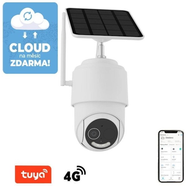 IMMAX NEO LITE Älykäs Turvaulkoilma MULTI, P/T, HD, PIR, 2MP, 4G