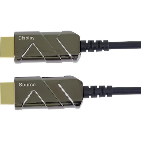PremiumCord 8K optisk aktiv ultra hög hastighet HDMI 2.1 MM 48Gbps, Svart, 20m