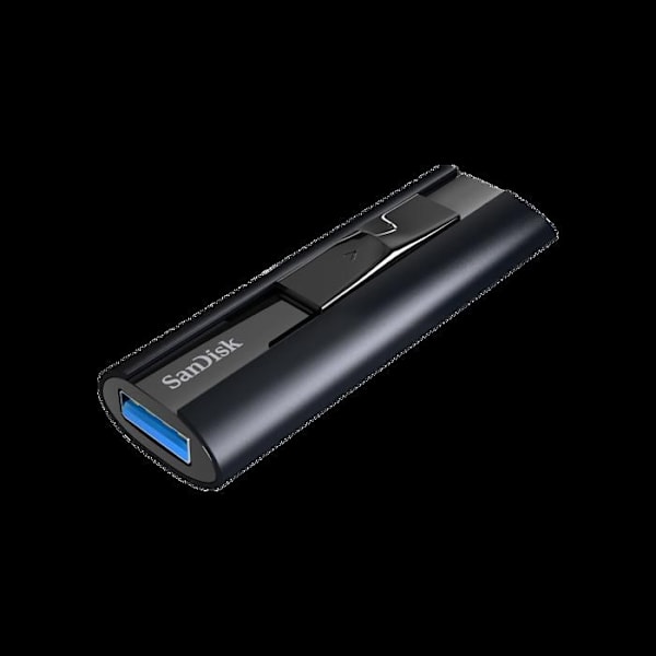 USB SSD -avain - SanDisk - Extreme PRO - 512 Gt - USB 3.2 - Lukunopeus 420 MB/s musta