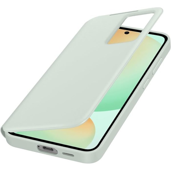 Älypuhelimen kotelo - Samsung - Galaxy S24 FE - Minttu - Täysi suoja - Smart View -ikkuna mynte