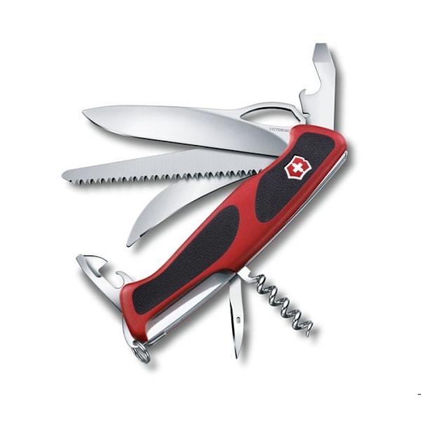 Victorinox RangerGrip 57 Hunter lommekniv - Rød/Sort - Til Camping