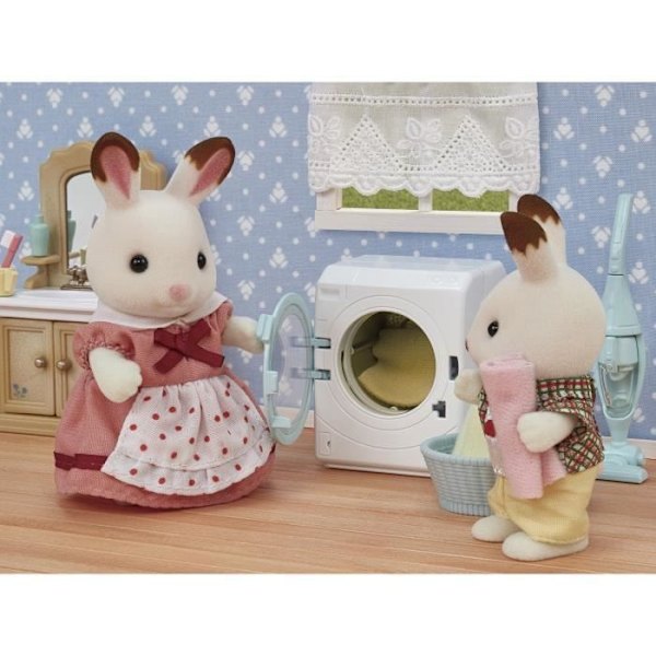 SYLVANIAN FAMILIES huonekalusetti - Pyykinpesukone ja pölynimuri - 5 kpl Flerfärgad