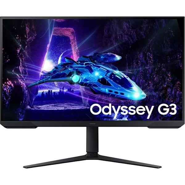 PC Skærm - SAMSUNG - ODYSSEY G3 G30D - 32" FHD - VA Panel - 180Hz - 1ms - Pivot/Orienterbar - 1 DP - Sort Sort