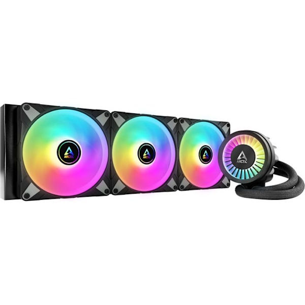 Prosessorijäähdytin - Arctic - AIO Liquid Freezer III RGB - 420mm - 3 tuuletinta 140mm - Vedenjäähdytys musta