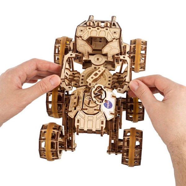 Mandskab Mars Rover - Ugears - 3D puslespil i træ