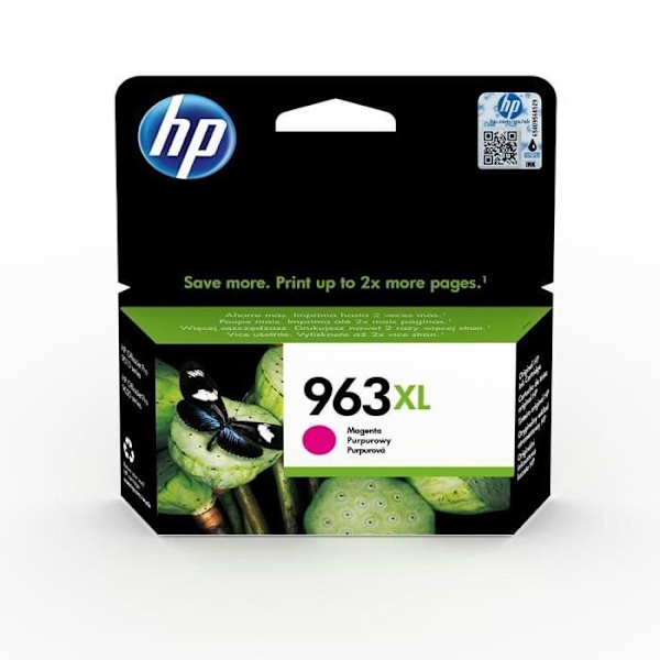 HP 963XL blækpatron - Magenta - Inkjet - Højtydende - Pakke med 1