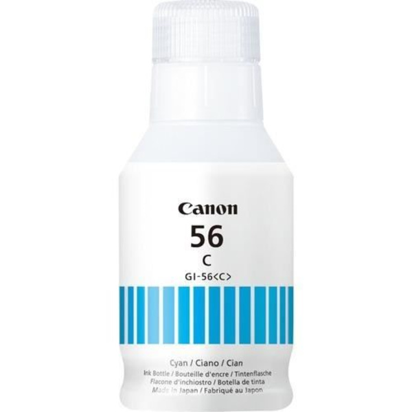 Blækflaske - CANON - GI-56BK - Cyan - MAXIFY GX kompatibilitet - (4430C001)