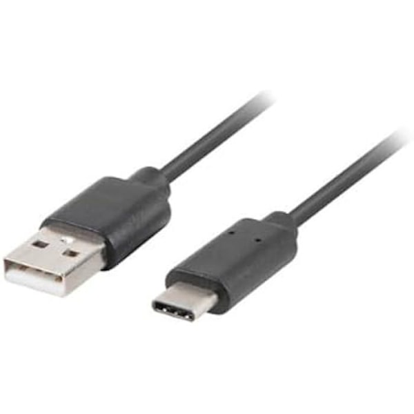 USB-kabel - LANBERG - CA-USBO-20CU-0005-BK - 0,5 m - USB 2.0 - USB A och C - Svart