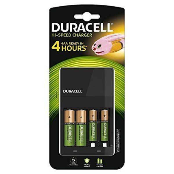 Laddare - Duracell - 81522608 - Startkit - 4 timmar - 2x AA 2x AAA