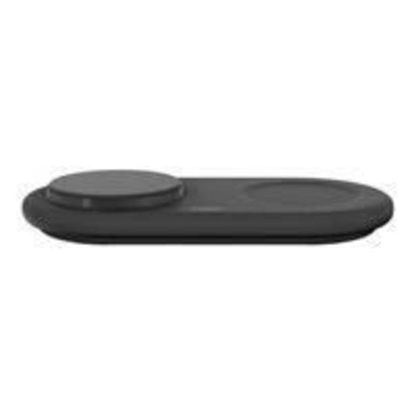 Trådløs opladningsplade - Belkin - BoostCharge Pro 2-i-1 - Magnetisk - 15W stradapter - Sort sort