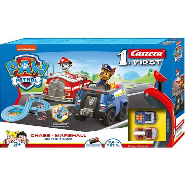 Paw Patrol Circuit - CARRERA-LEGETØJ - PAW PATRULLE - Chase - Marshall - Interiør Flerfarvet