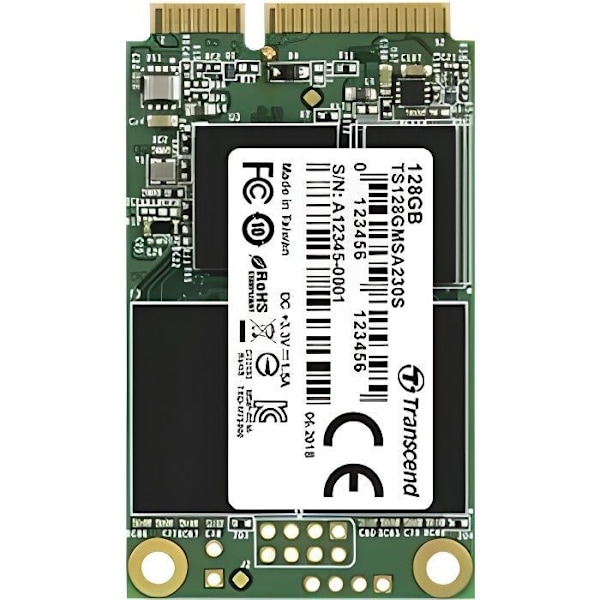 TRANSCEND mSATA 230S 64 GB internt SSD-drev - SATA III - 550 MB/s - 6 Gbit/s