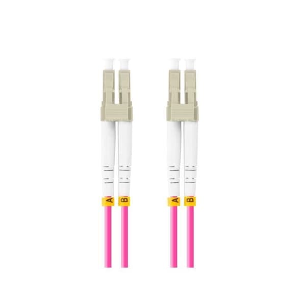 Fiberoptisk kabel - FO-LULU-MD41-0010-VT - 1 m - LC/UPC - OM4 grön