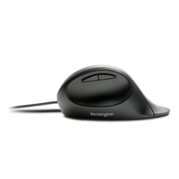 Pro Fit Ergo Mouse - KENSINGTON - 5 knapper - Kablet - USB - Sort