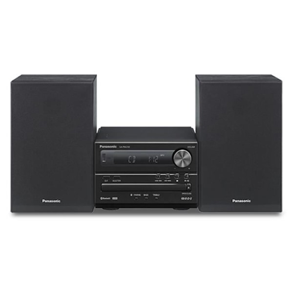 Ljudsystem - PANASONIC - SC-PM250EG-KK - Färg: Svart - Typ: Mikro - Modell: SC-MICRO PM250EG