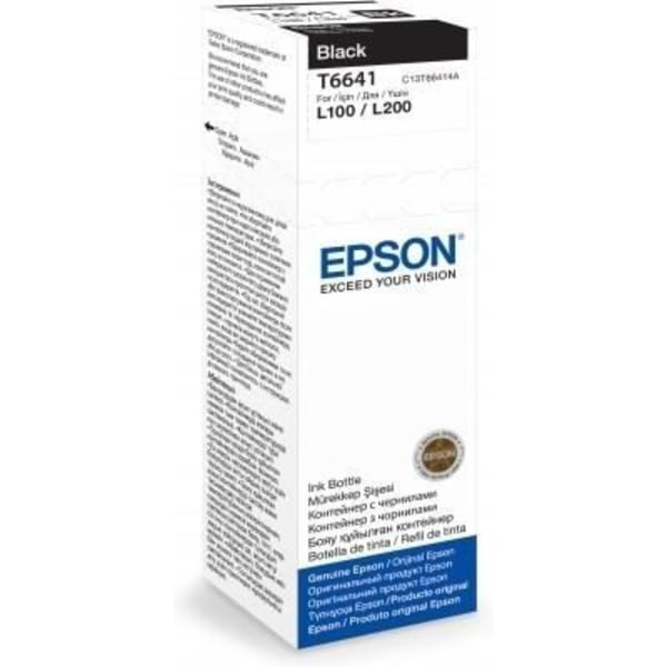 EPSON T6641 blækpatron - Sort - Inkjet