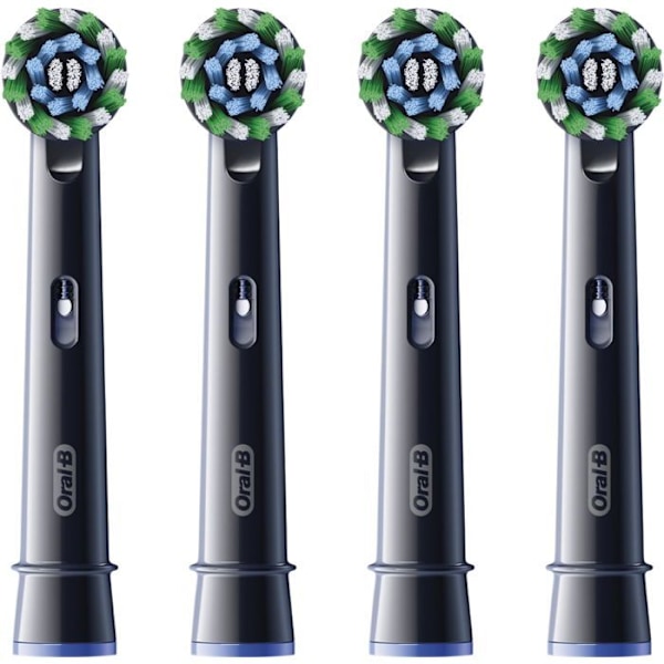 Oral-B Pro Cross Action Musta, 4 kappaletta