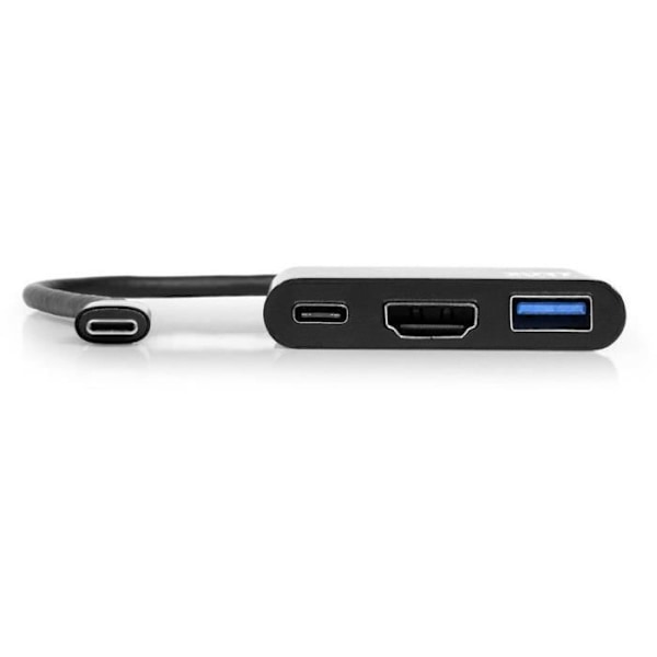 PORTDESIGNS Mini Dock TYYPPI C HDMI + USB3 + USB-C PD