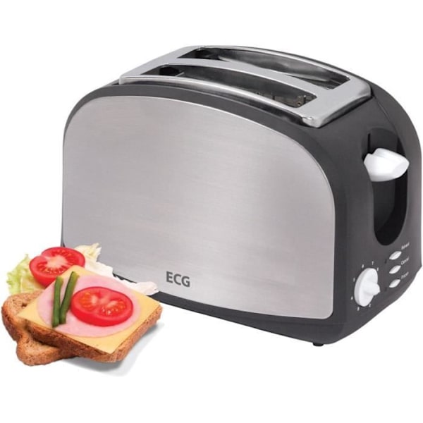 EKG ST 968, 2 dele, sort, rustfrit stål, 900 W, 260 mm, 165 mm, 185 mm
