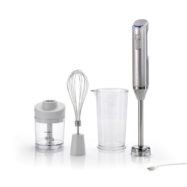 Trådløs stavblender - CUISINART - RHB100E - Sølv - 1 hastighed - 2 knive