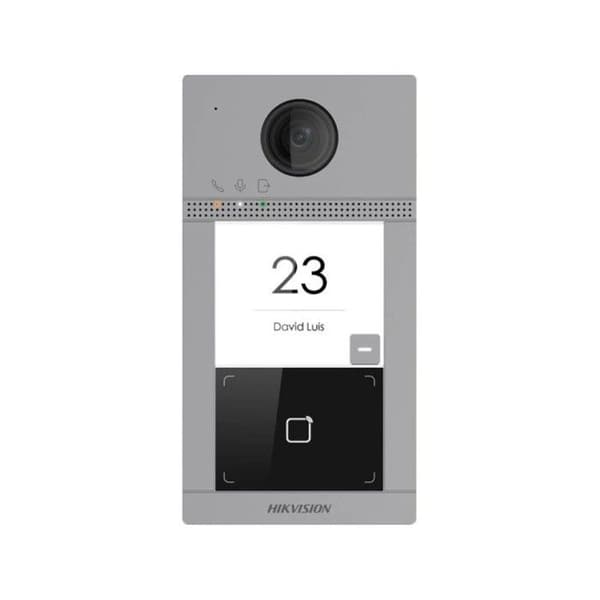 Intercom video IP - HIKVISION - DS-KIS604-S - 7 tum - Kablansladd - Besökarminnesystem