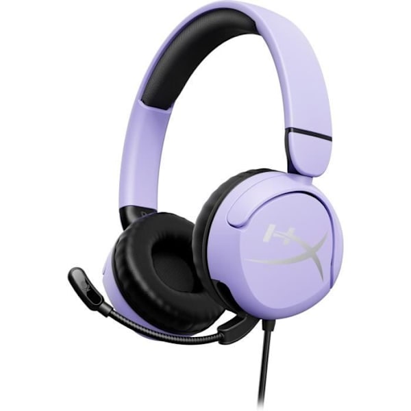 Langalliset pelikuulokkeet - HyperX Cloud Mini - PC:lle ja konsolille - Lavender