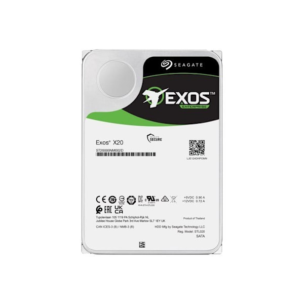 Seagate Exos X20 ST18000NM000
