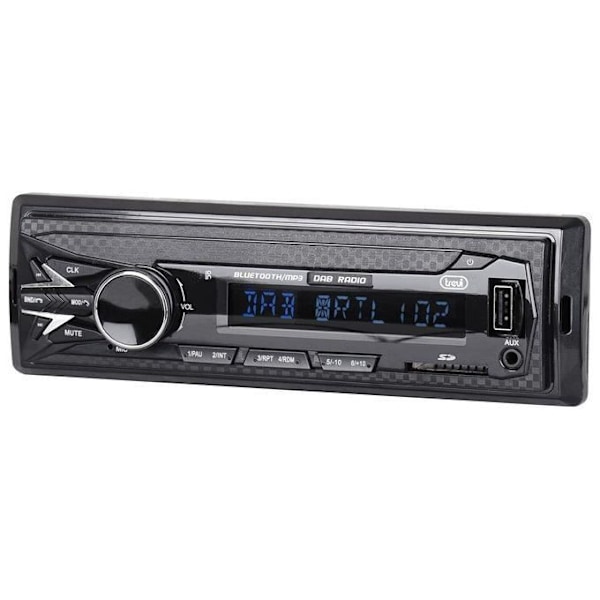 Trevi SCD 5751 Dab Autoradio Dab Dab+ FM 160 W, Bluetooth, USB, SD, AUX-in, Dab-antennin mukana.