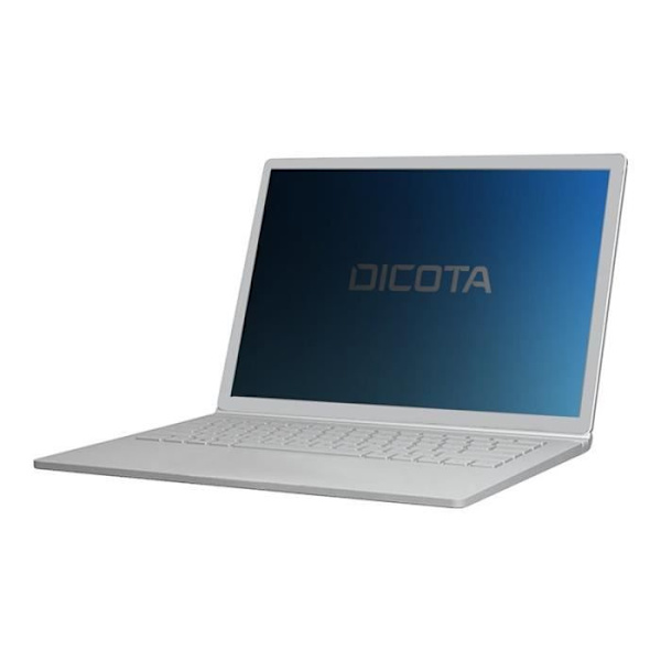 Tietosuojaerotin - DICOTA - D31891 - Irrotettava - Magneettinen - 16 tuumaa musta
