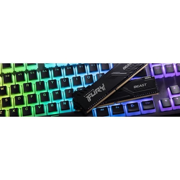 Kingston FURY Beast 16 Gt (2x8 Gt) DDR4 3600 MHz CL17 -muisti