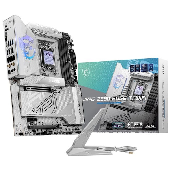 ATX bundkort - MSI - MPG Z890 EDGE TI WIFI - 4x DDR5 - M.2 PCIe 5.0 - Thunderbolt 4