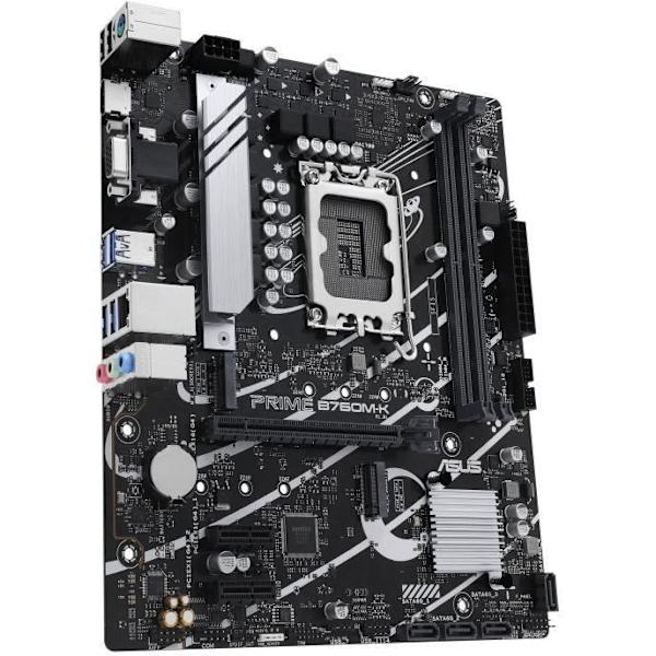 Emolevy - ASUS - PRIME B760M-K - LGA 1700 - DDR5 - micro ATX