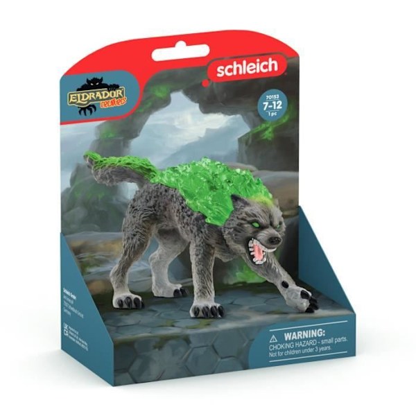 Stenulvfigur - Legetøj til børn i alderen 7 år - SCHLEICH 70153 Eldrador Flerfärgad