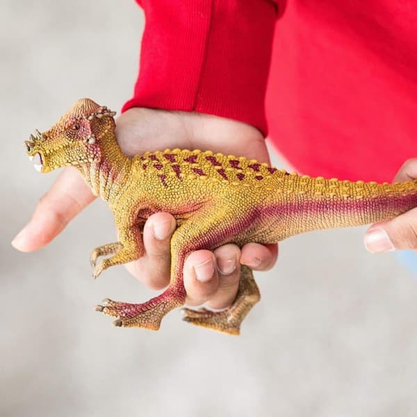 Pachycephalosaurus figur, Schleich 15025 dinosaurier, för barn från 3 år Blå
