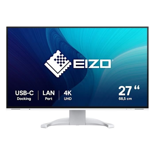 EIZO FlexScan EV2740X-WT computerskærm 68,6 cm (27") 3840 x 2160 pixels 4K Ultra HD LCD Hvid