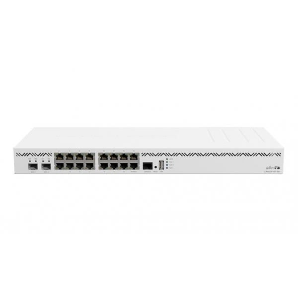 MIKROTIK CCR2004-16G-2S+ router - Ethernet WAN - 16 Gigabit Ethernet - Vit Vit