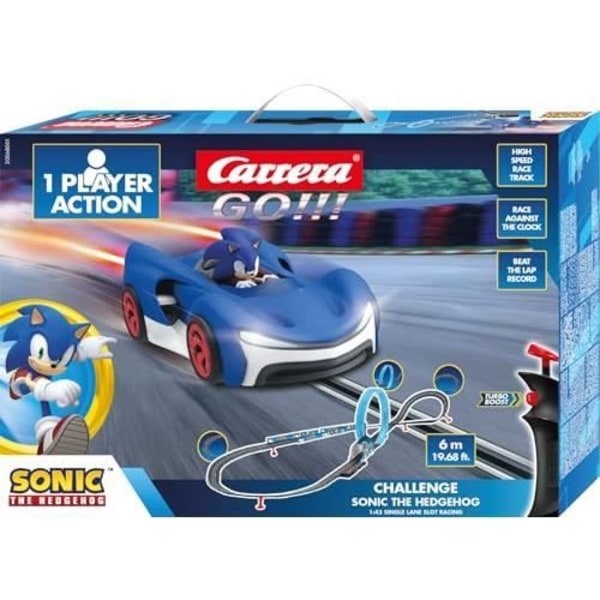 Autokilpailurata - SEGA - CARRERA GO 20068001 - 6 metriä - 1:43 - Lapsille alkaen 3-vuotiaista Blå