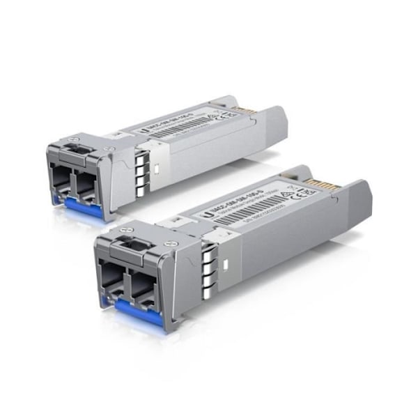 Ubiquiti UACC-OM-SM-10G-D - SFP+-Transceiver-Modul - 10 GigE - LC Single-Modus - 1310 nm (Packung mit 2) () -