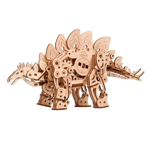 Stegosaurus - Ugears - 3D puzzle i træ
