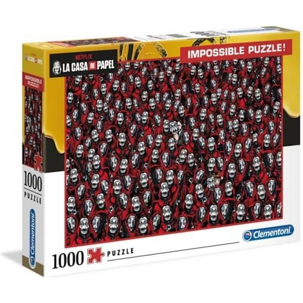 1000p palapeli La Casa de Papel - Clementoni - 69 x 50 cm - Elokuva ja mainonta