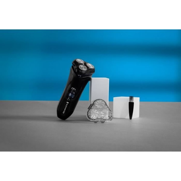 Skægtrimmer - REMINGTON - R4002 R4 Style Series Rotationsbarbermaskine - 40 min - Sort Svart