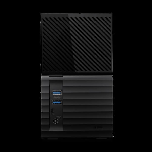 WD My Book Duo WDBFBE0360JBK - Hårddisk - 36TB - 2 fack - 18TB HDD x 2 - USB 3.1 Gen 1 (extern)