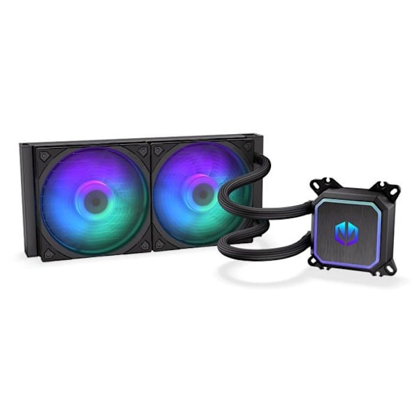AIO-CPU køling - ENDORFY - Navis F240 ARGB - 240 mm - ARGB belysning - PWM pumpe Sort