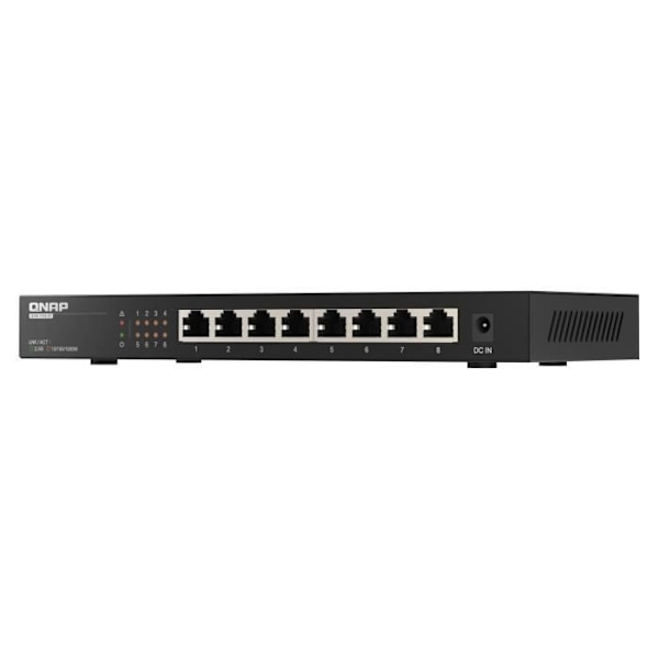 Multi-Giga Switch - QNAP - QSW-1108-8T - 2,5 GbE - Uadministreret - 8 RJ45-porte