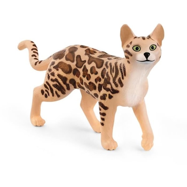 Figur - SCHLEICH - Bengal kat - Farm World - Til børn fra 3 år og derover - Flerfarvet Flerfärgad