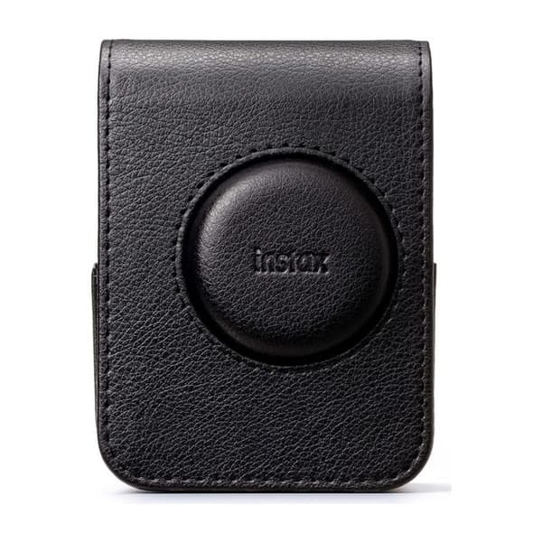 Fodral för instamatic kamera - Fujifilm - Mini Evo - Svart - Bärrem inkluderad