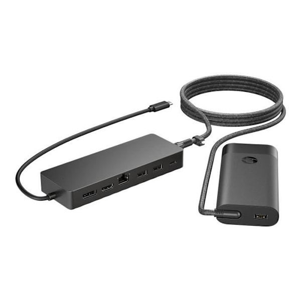 Docking Station - HP Inc. - HP Universal - USB-C - HDMI - 10Mb LAN - Laturi sisältyy