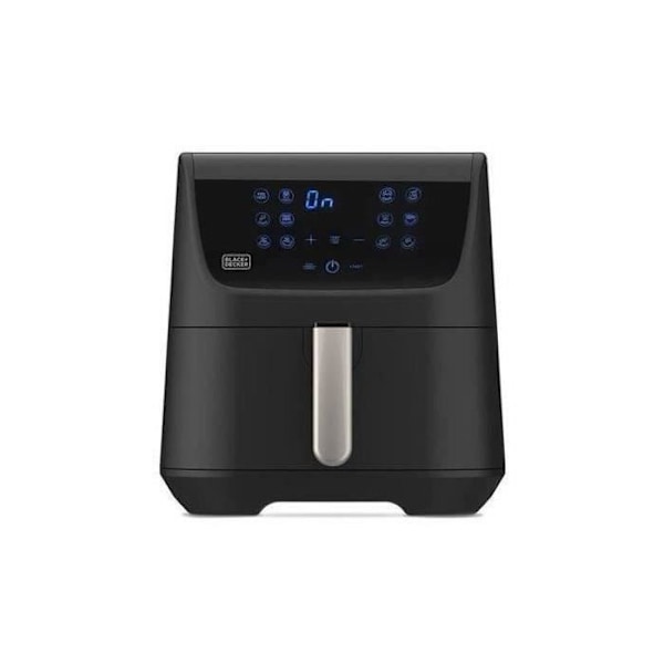Airfryer - BLACK & DECKER - BXAF5500E - 1.2KG - 1800W - Sort Sort