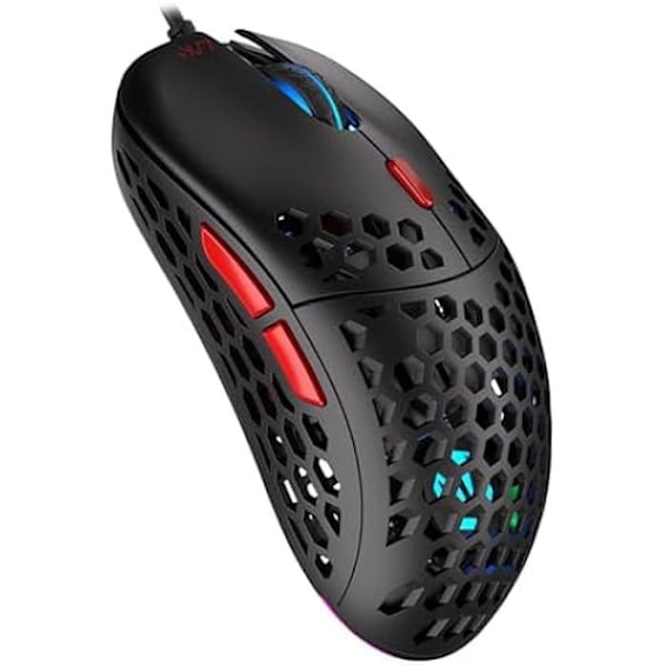 Gamingmus - ENDORFY - LIX Plus - 19.000 DPI - RGB-belysning - Ultralet 59 g Sort